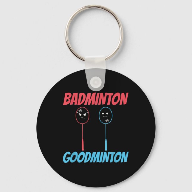 Chaveiro Meme da Raquete de Badminton Goodminton  (Frente)