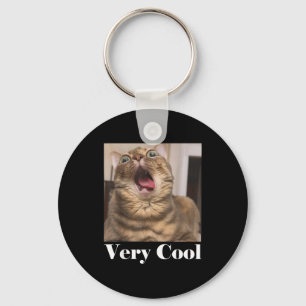 Chaveiro Meme de Gatos Gráfico Humor de Gato Bobo Gato Engr