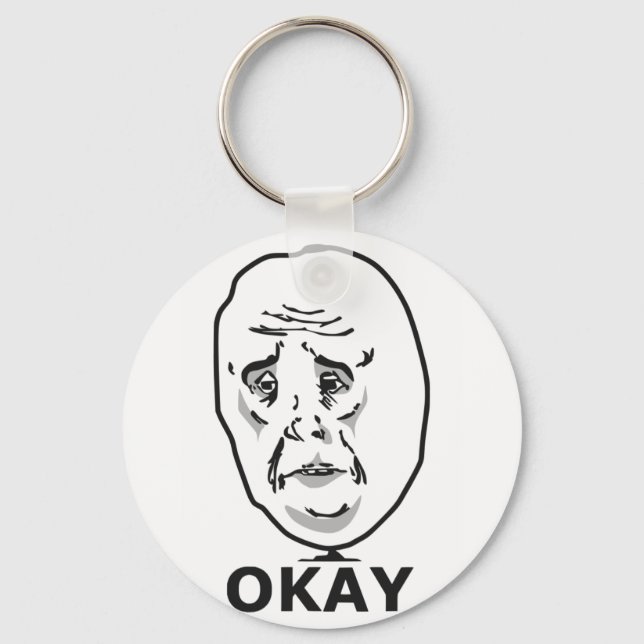 Chaveiro Meme do Cara Okay (Frente)