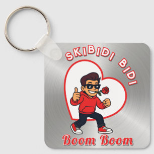 Chaveiro Meme do Dia dos Namorados Skibidi Bidi Boom Boom -