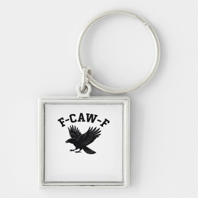 Chaveiro Meme F-Caw-F Engraçado Tendência (Frente)