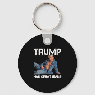 Chaveiro Meme Retro Trump Tem Ótimas Calças Jeans Vintage