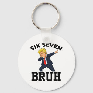 Chaveiro Meme Trump 67 Engraçado Meninos Crianças 6 7 Dabbi
