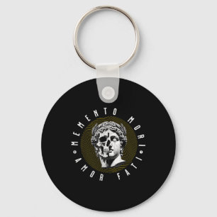Chaveiro Memento Mori Amor Fati Skull Stoicism Cotação