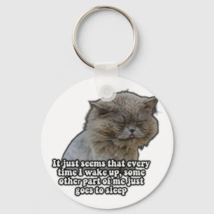 Chaveiro Memória de gato engraçada para amantes de gatinhos