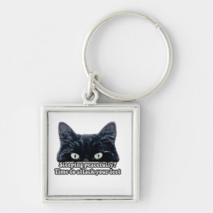 Chaveiro Memória de gato grumpy engraçada para donos de gat