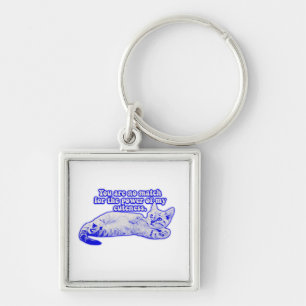 Chaveiro Memória de gato grumpy engraçada para gatinhos e a