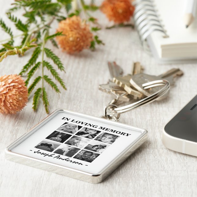 Chaveiro Memória Foto Personalizada 9 Na Memória Amante (Lateral)