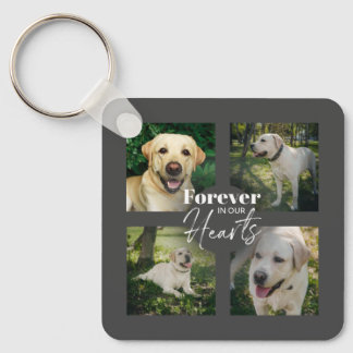 Chaveiro Memorial de Colagem de Fotos Pet 5 Personalizada