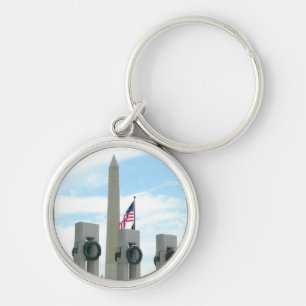 Chaveiro Memorial do Washington Monument e da WWII em DC
