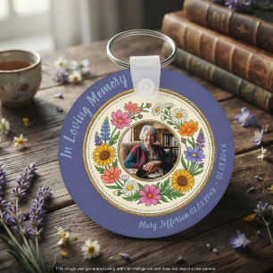 Chaveiro Memorial Flor Silvestre Vinca