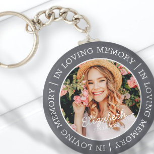Chaveiro Memorial In Loving Memory Modern Custom Photo