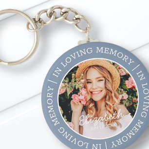 Chaveiro Memorial In Loving Memory Modern Custom Photo