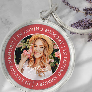 Chaveiro Memorial In Loving Memory Modern Custom Photo