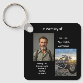 Chaveiro Memorial Keepsake Motorcycle Chopper