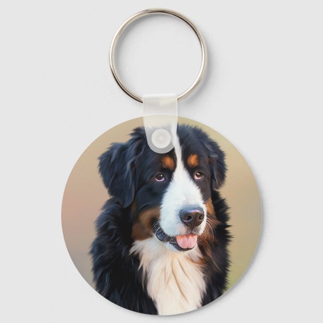 Chaveiro Memorial Pet Personalizado de Perda de Animal de E (Frente)