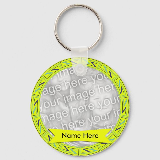 Chaveiro Memorial Photo Custom Key Chain 009 (Frente)