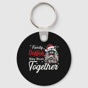 Chaveiro Memórias de Fazeres de Natal da Família Raccoon ju