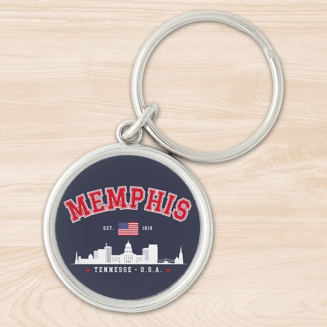Chaveiro Memphis Skyline – Southern Pride" (Criador carregado)
