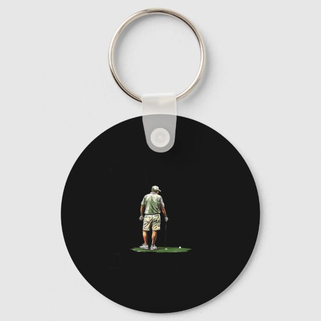 Chaveiro Men Play Golf Eighties Funny Golfer Golfing  (Frente)