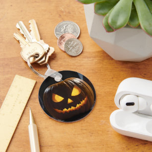 Chaveiro Menacing Halloween Pumpkin,