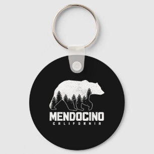 Chaveiro Mendocino Califórnia Urso Grizzly Orgulho Ao Ar Li