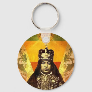 Chaveiro Menen Asfaw Haile Selassie HIM Jah Rastafari