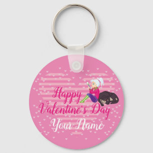 Chaveiro Menina apaixonada