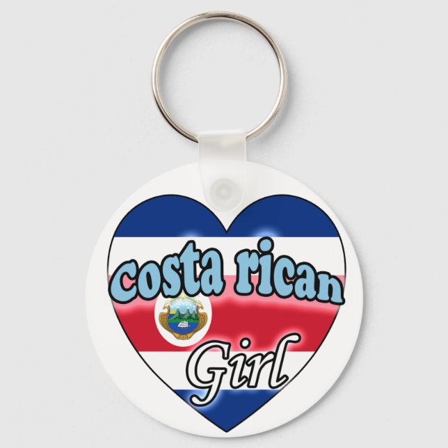 Chaveiro Menina Costa Rica (Frente)