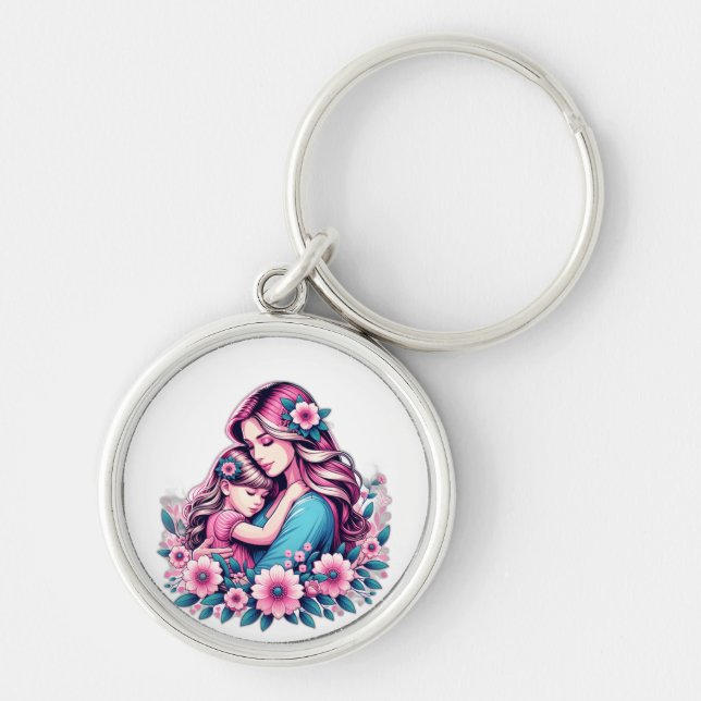 Chaveiro Menina da mamãe (Frente)