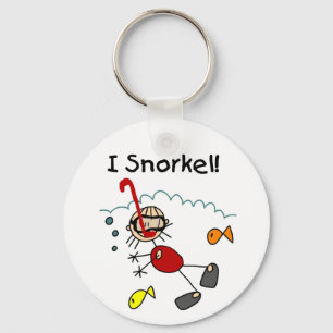 Chaveiro Menina da vara eu Snorkel