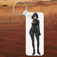 Menina de anime em macarrão