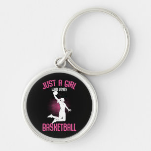 Chaveiro Menina de Basquetebol Mulheres