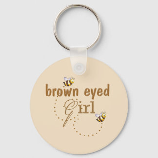 Chaveiro Menina de olhos castanhos