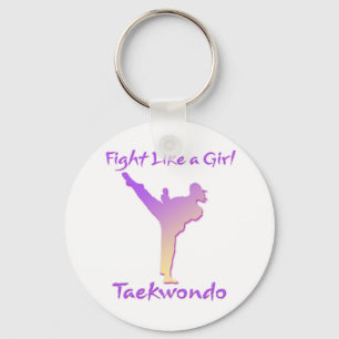 Chaveiro Menina de Taekwondo