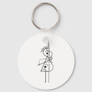 Chaveiro Menina do violoncelo