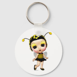 Chaveiro Menina Lady Bumblebee Keyring