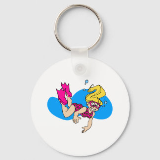 Chaveiro Menina Scuba