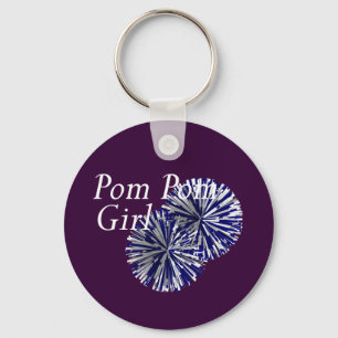Chaveiro Menina SUPERIOR de Pom Pom