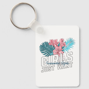 Chaveiro Meninas Só Querem Direitos Fundamentais