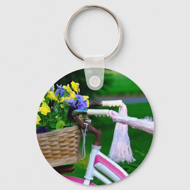 Chaveiro Meninas Só Querem Se Divertir, Meninas Rosa Bicicl (Frente)