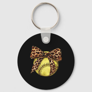 Chaveiro Meninas Softll Leopardo Estampa Animal Laço Fita M