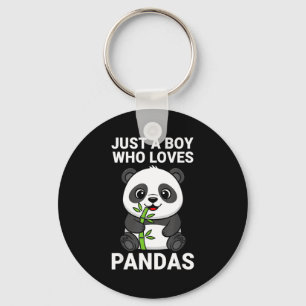 Chaveiro Menino Ama Pandas