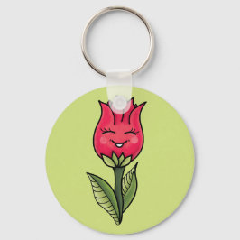 Chaveiro Menino de Caractere Flor de Corte