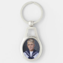 Chaveiro Menino em um naipe de marinheiro