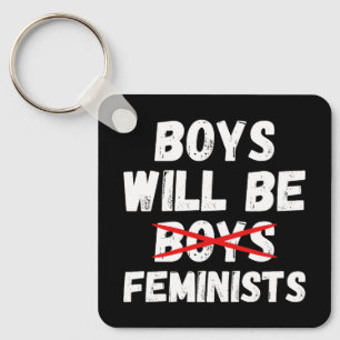 Chaveiro Menino Feminista - Meninos Serão Feministas II