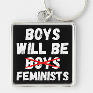 Chaveiro Menino Feminista - Meninos Serão Feministas II