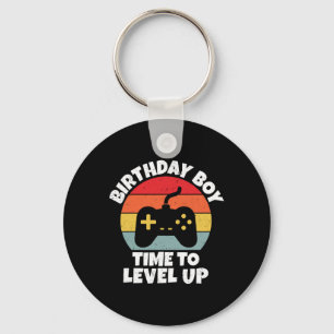 Chaveiro Menino Hora de Subir de Nível Vídeo Game Aniversár