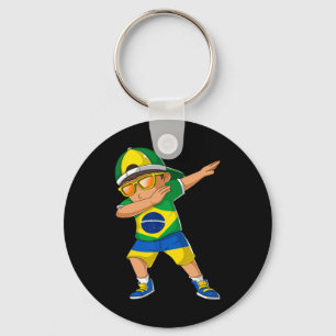 Chaveiro Menino Metade Brasileiro Metade Ucraniano Brasil U