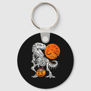 Chaveiro Meninos de Halloween Dinossauro Esqueleto T Rex Y